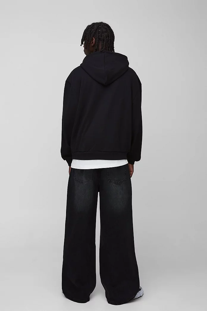 Super Baggy Rigid Jeans | boohooMAN USA Super Baggy Rigid Jeans | boohooMAN USA